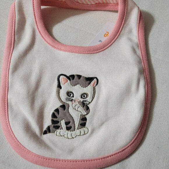 Gymboree Little Golden Book Shy Kitten Used blanket and 0-3 month Dress, NWT BIB - Picture 5 of 5